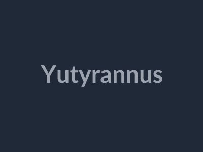 Yutyrannus in Be Dino Roblox